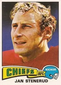1975 Topps #488 - Jan Stenerud - Kansas City Chiefs