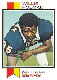 1973 Topps #427 - Willie Holman - Chicago Bears