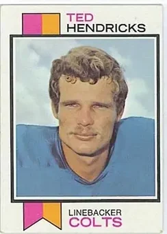 1973 Topps #430 - Ted Hendricks - Baltimore Colts
