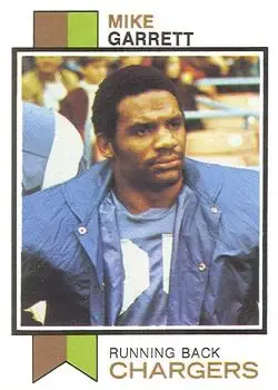 1973 Topps #431 - Mike Garrett - San Diego Chargers