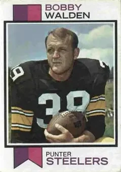 1973 Topps #434 - Bobby Walden - Pittsburgh Steelers
