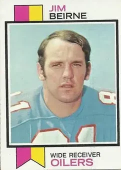 1973 Topps #439 - Jim Beirne - Houston Oilers