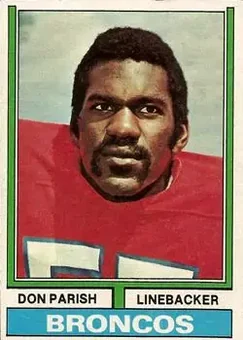 1974 Topps #467 - Don Parish - Denver Broncos