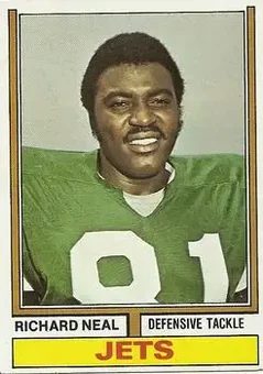 1974 Topps #468 - Richard Neal - New York Jets