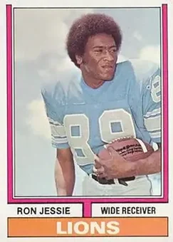 1974 Topps #469 - Ron Jessie - Detroit Lions 1974 Topps #469 - Ron Jessie - Detroit Lions