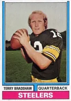 1974 Topps #470 - Terry Bradshaw - Pittsburgh Steelers
