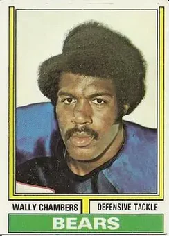 1974 Topps #474 - Wally Chambers - Chicago Bears