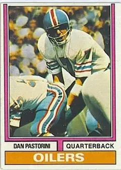 1974 Topps #475 - Dan Pastorini - Houston Oilers