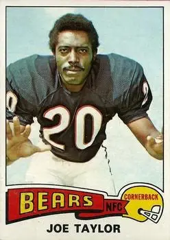 1975 Topps #492 - Joe Taylor - Chicago Bears - Front