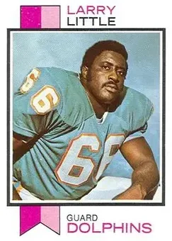 1973 Topps #440 - Larry Little - Miami Dolphins