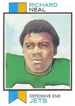 1973 Topps #443 - Richard Neal - New York Jets