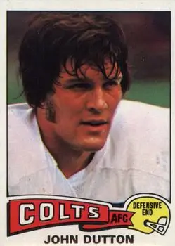 1975 Topps #501 - John Dutton - Baltimore Colts - Front