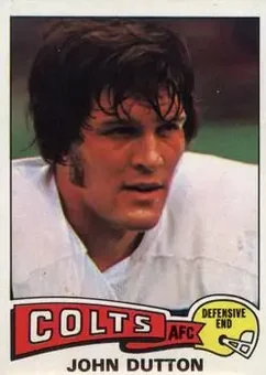 1975 Topps #501 - John Dutton - Baltimore Colts