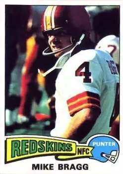1975 Topps #506 - Mike Bragg - Washington Redskins