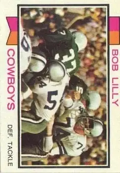 1973 Topps #450 - Bob Lilly - Dallas Cowboys
