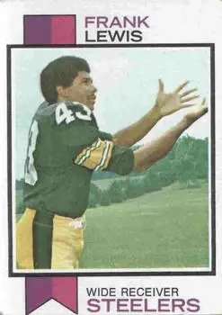 1973 Topps #456 - Frank Lewis - Pittsburgh Steelers