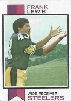 1973 Topps #456 - Frank Lewis - Pittsburgh Steelers