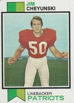 1973 Topps #458 - Jim Cheyunski - New England Patriots