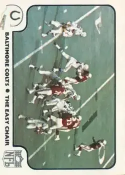 1977 Fleer Team Action #1 - Card #1 - Baltimore Colts