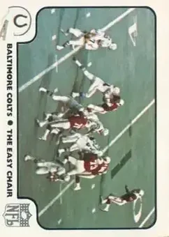 1977 Fleer Team Action #1 - Card #1 - Baltimore Colts