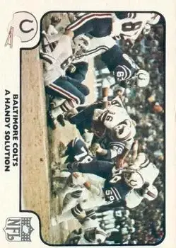 1977 Fleer Team Action #2 - Card #2 - Baltimore Colts - Front