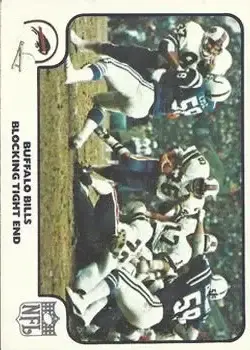 1977 Fleer Team Action #3 - Card #3 - Buffalo Bills