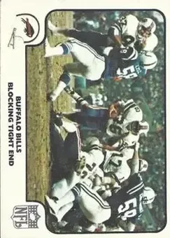 1977 Fleer Team Action #3 - Card #3 - Buffalo Bills
