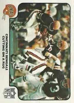 1977 Fleer Team Action #5 - Card #5 - Cincinnati Bengals - Front