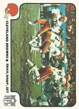 1977 Fleer Team Action #7 - Card #7 - Cleveland Browns - Front 1977 Fleer Team Action #7 - Card #7 - Cleveland Browns - Front