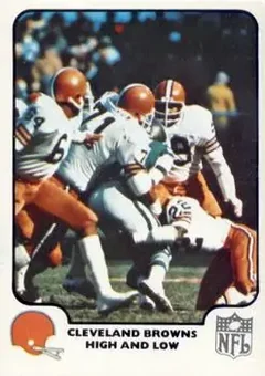 1977 Fleer Team Action #8 - Card #8 - Cleveland Browns