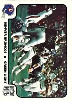 1977 Fleer Team Action #9 - Card #9 - Denver Broncos