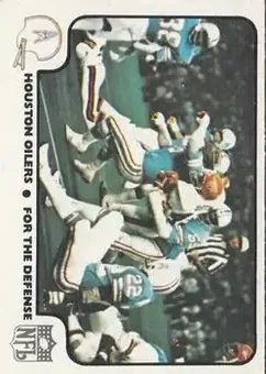1977 Fleer Team Action #12 - Card #12 - Houston Oilers