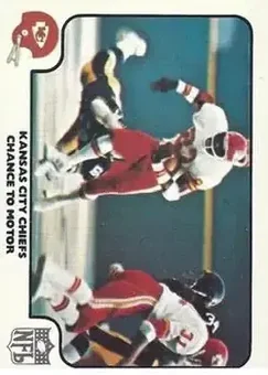 1977 Fleer Team Action #13 - Card #13 - Kansas City Chiefs