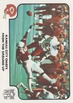1977 Fleer Team Action #14 - Card #14 - Kansas City Chiefs - Front 1977 Fleer Team Action #14 - Card #14 - Kansas City Chiefs - Front