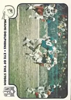 1977 Fleer Team Action #15 - Card #15 - Miami Dolphins