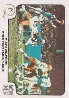 1977 Fleer Team Action #16 - Card #16 - Miami Dolphins