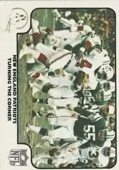 1977 Fleer Team Action #17 - Card #17 - New England Patriots - Front 1977 Fleer Team Action #17 - Card #17 - New England Patriots - Front