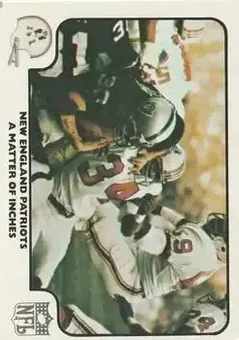 1977 Fleer Team Action #18 - Card #18 - New England Patriots