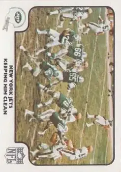 1977 Fleer Team Action #19 - Card #19 - New York Jets - Front 1977 Fleer Team Action #19 - Card #19 - New York Jets - Front
