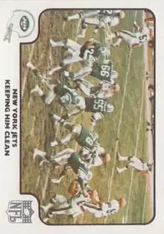 1977 Fleer Team Action #19 - Card #19 - New York Jets