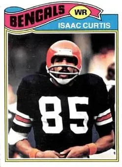 1977 Topps #10 - Isaac Curtis - Cincinnati Bengals