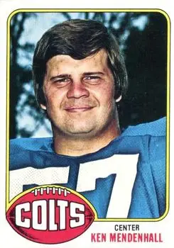1976 Topps #482 - Ken Mendenhall - Baltimore Colts