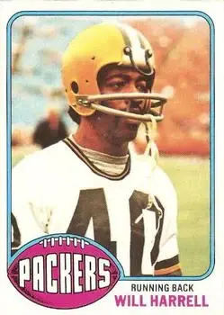 1976 Topps #483 - Will Harrell - Green Bay Packers