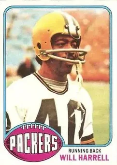 1976 Topps #483 - Will Harrell - Green Bay Packers