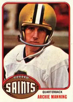 1976 Topps #485 - Archie Manning - New Orleans Saints