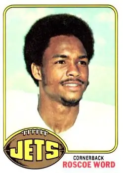1976 Topps #488 - Roscoe Word - New York Jets - Front 1976 Topps #488 - Roscoe Word - New York Jets - Front