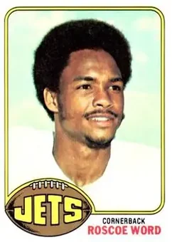 1976 Topps #488 - Roscoe Word - New York Jets
