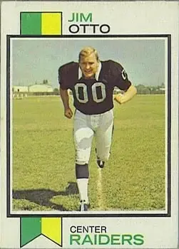 1973 Topps #461 - Jim Otto - Oakland Raiders - Front