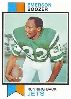1973 Topps #464 - Emerson Boozer - New York Jets