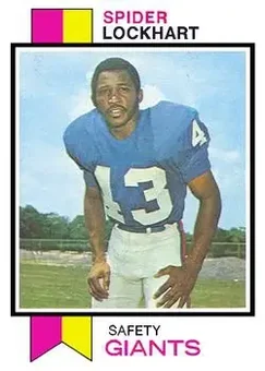 1973 Topps #468 - Spider Lockhart - New York Giants